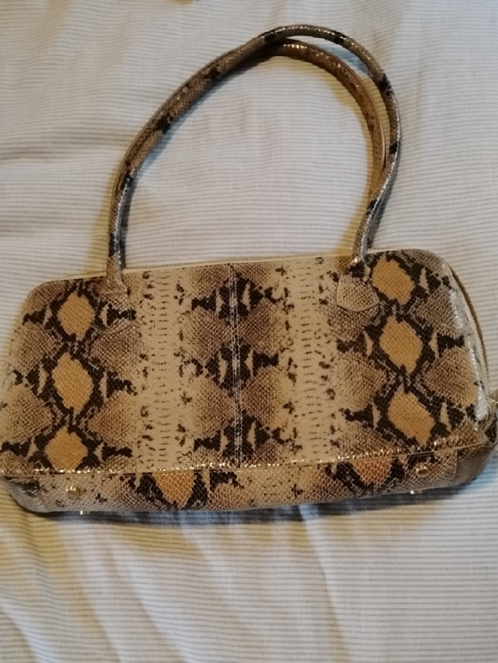 Hobo East West Snakeskin Purse